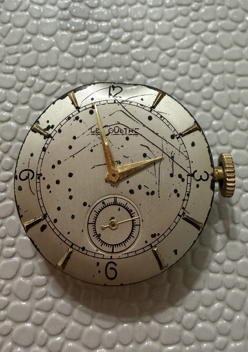 LeCoultre Watch Movement For Parts UNTESTED
