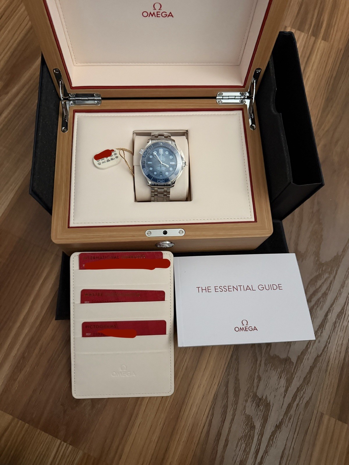 OMEGA Seamaster Diver 300M Summer Blue Unisex 75th Anniversary Edition NEW