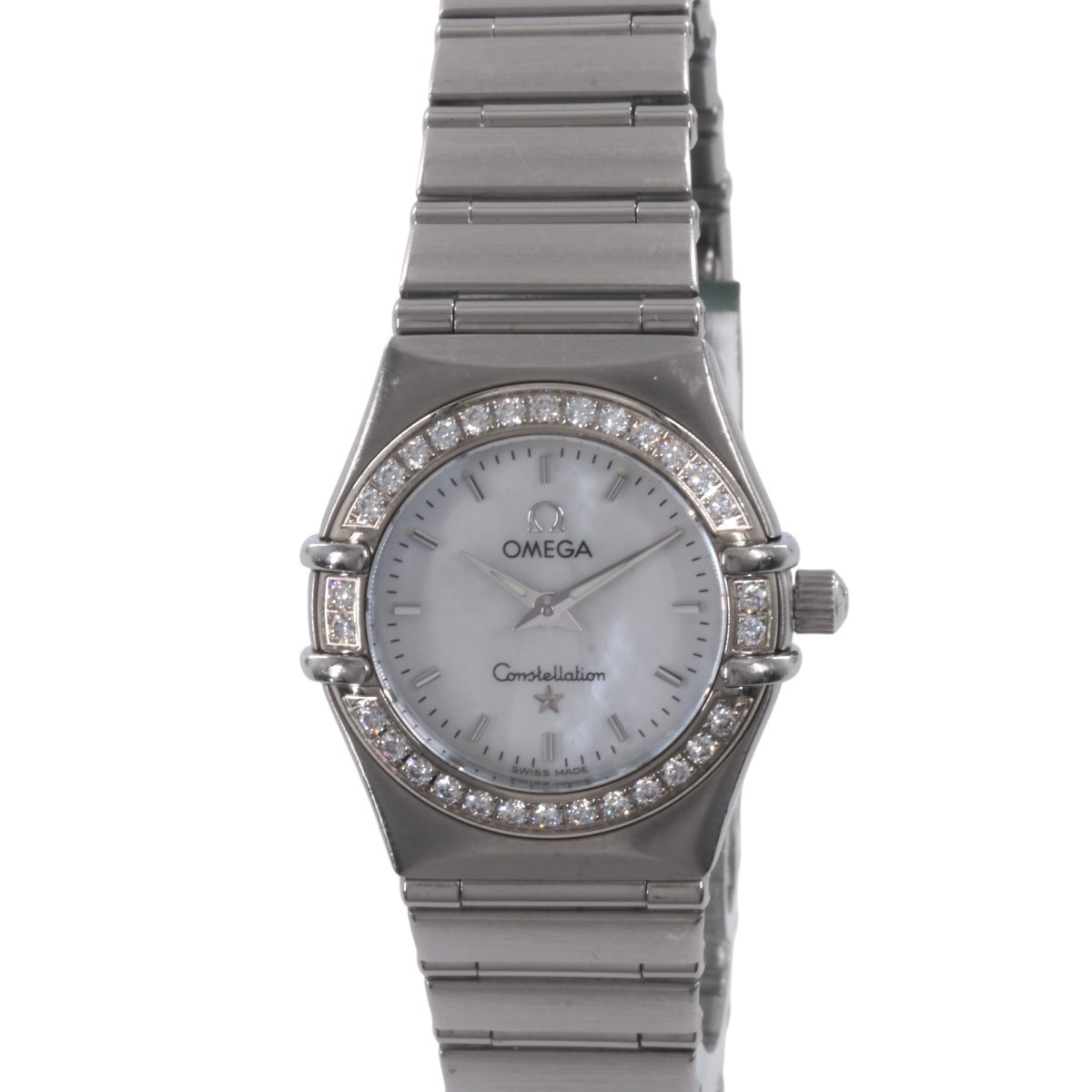 OMEGA Constellation Diamond Mother Of Pearl Dial Quartz 22.5mm Watch (PZ2002631)