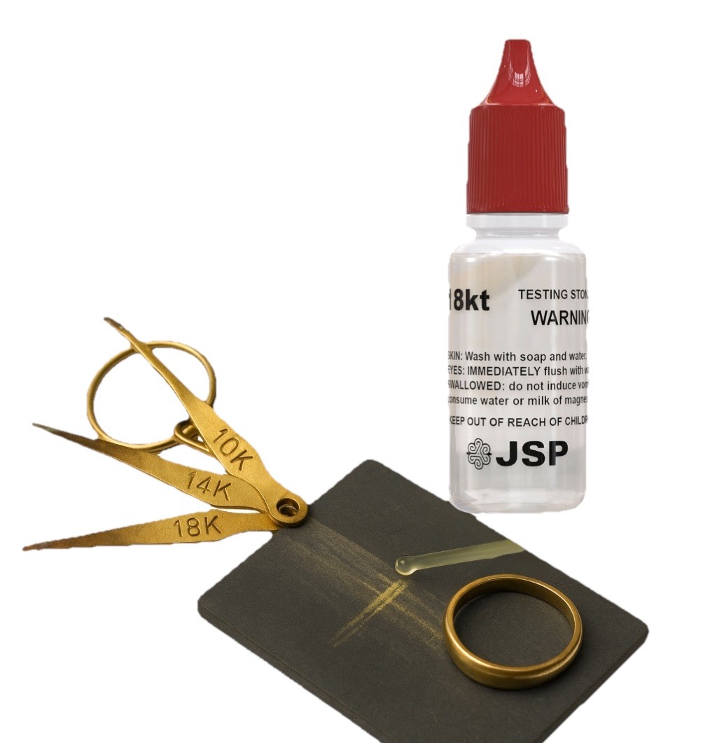 Gold Testing Needle Set 9K 10K 12K 14K 18K 22K 24K Karat For Acid Test Solution