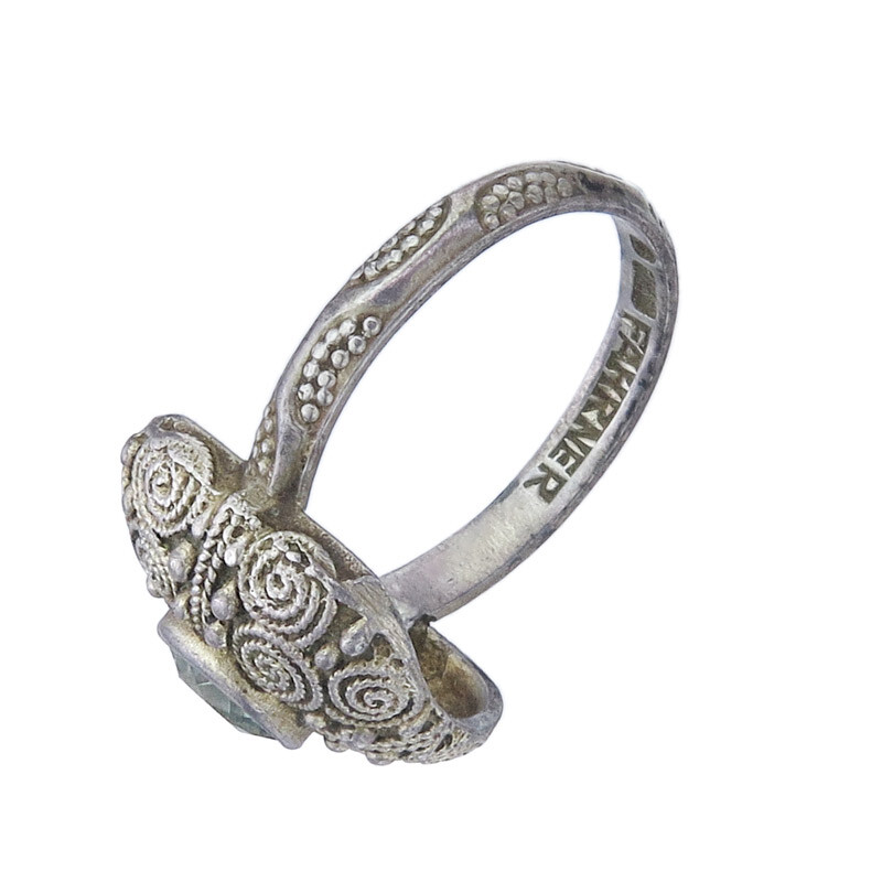 Theodor Fahrner Ring Colored Stone 925 Silver Retro