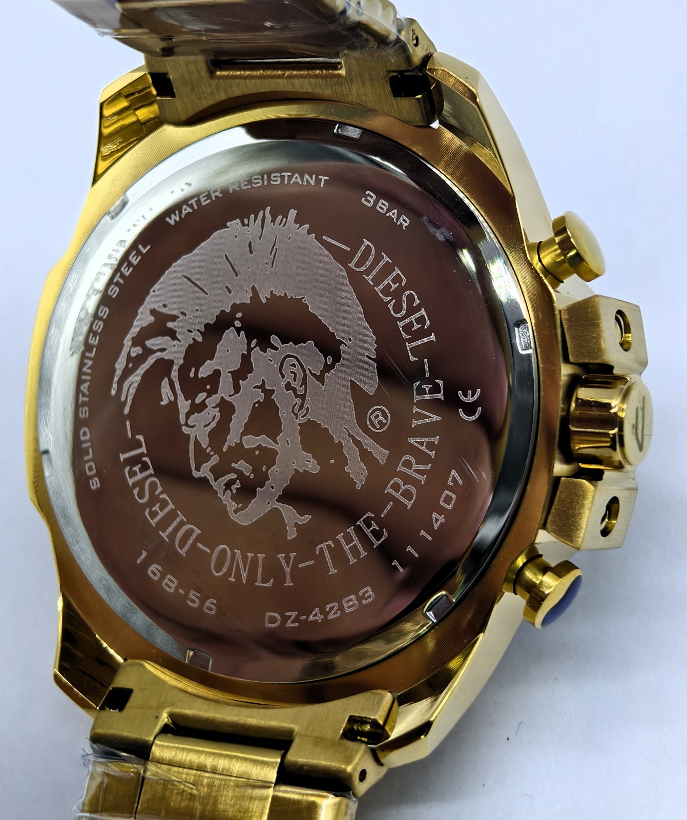 Awesome Diesel 10 Bar ”ONLY THE BRAVE” Chronograph Quartz Men’s Wrist Watch