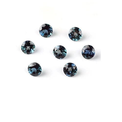 9 x 9 MM (10 Pcs) Natural Color Change Alexandrite Certified Loose Gemstone Lot
