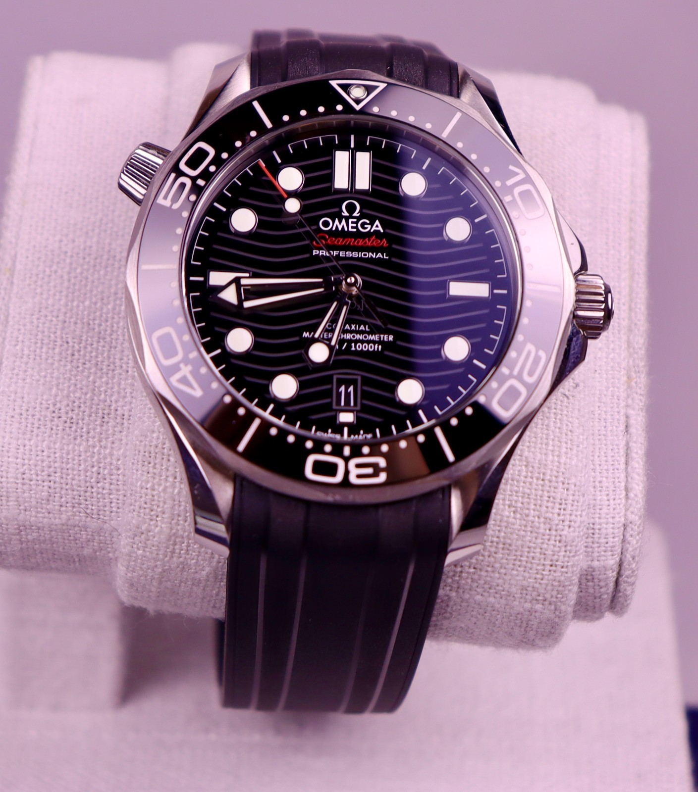 Omega Seamaster Professional 300 Rubber (Black) Ref. 210.32.42.20.01 Case #553