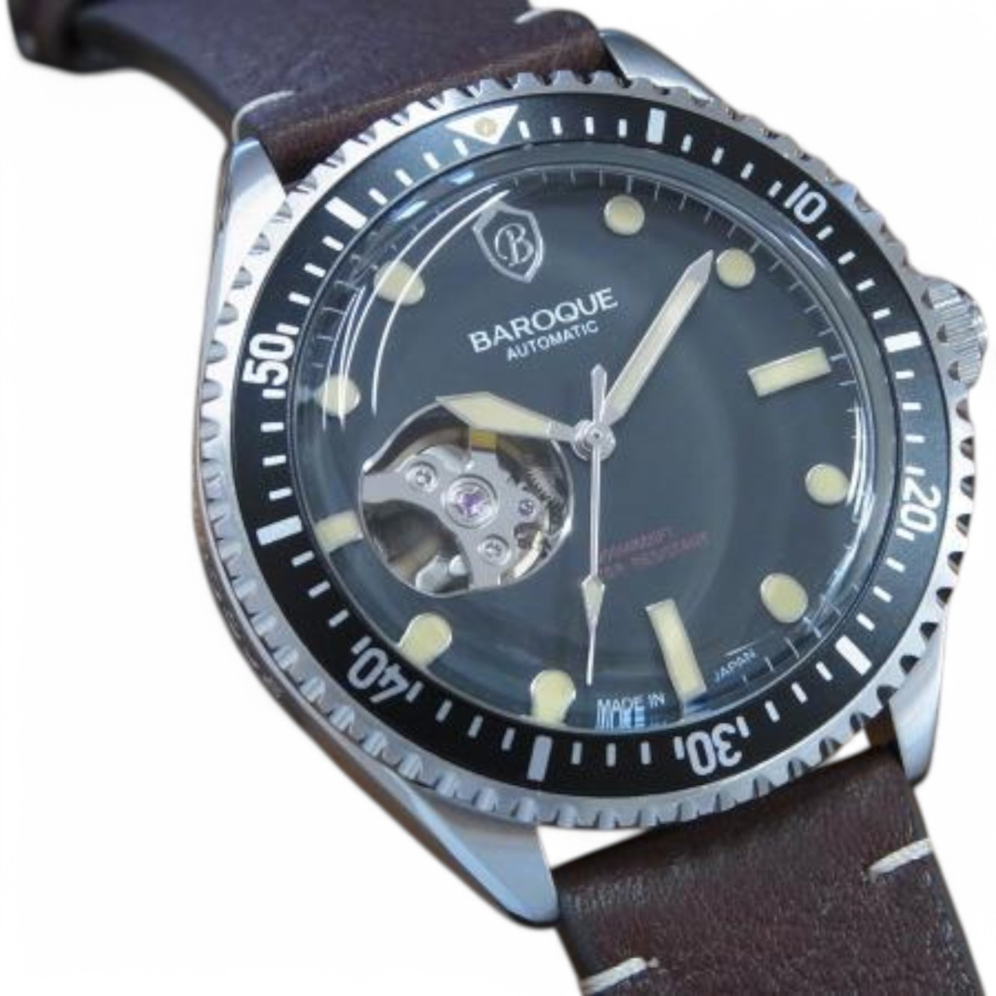 Seiko Baroque BA3005S-02BR Automatic Watch 200m Water Resistant Stainless Steel