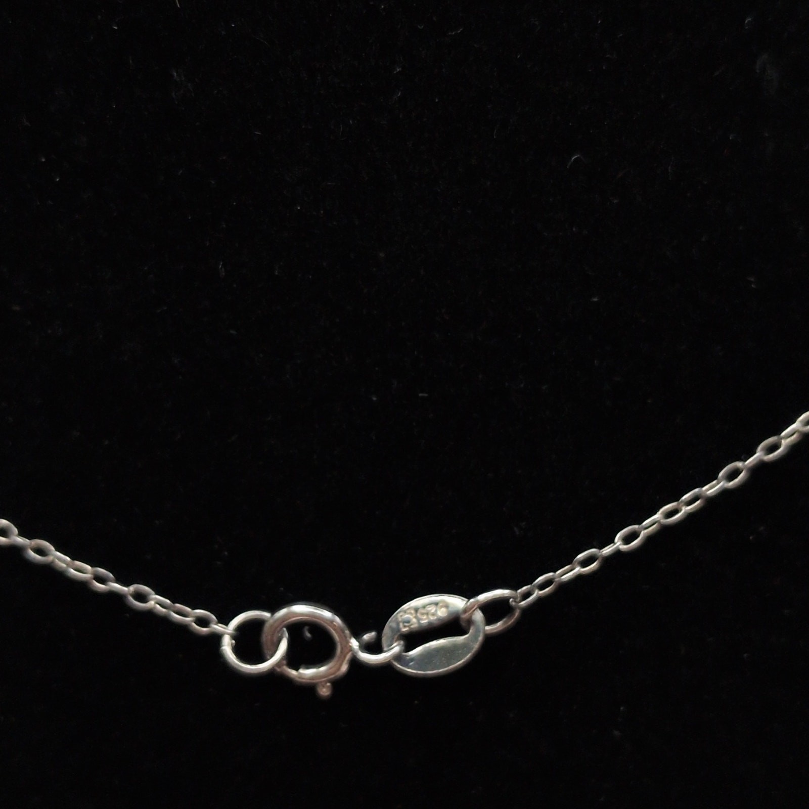 Sterling Silver 925 Thin Minimalist Cable Chain Necklace 18.5in 1mm 0.84g