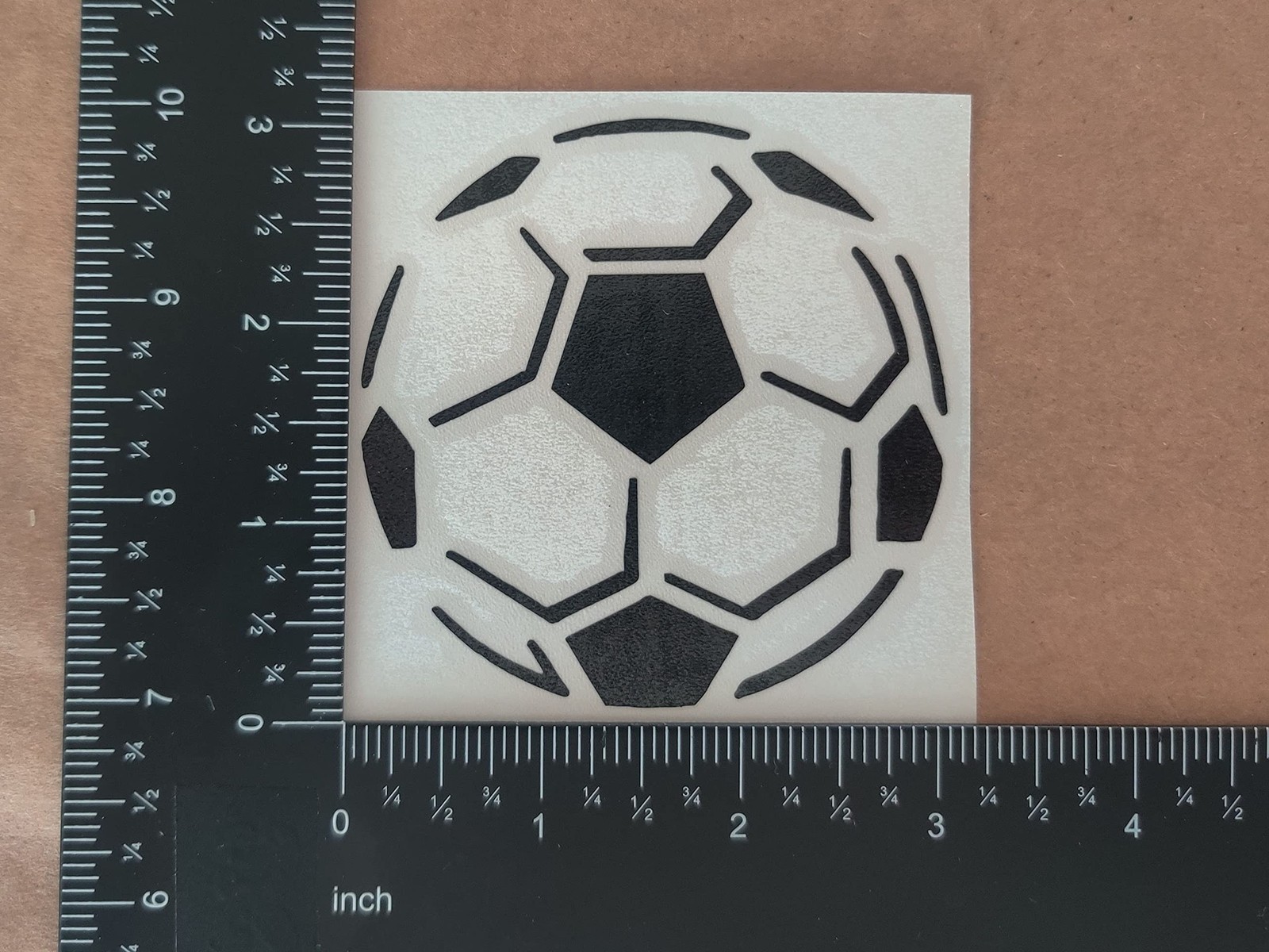 Sports Decal 4 Pack: Soccer – Assorted Decals (Black) Black