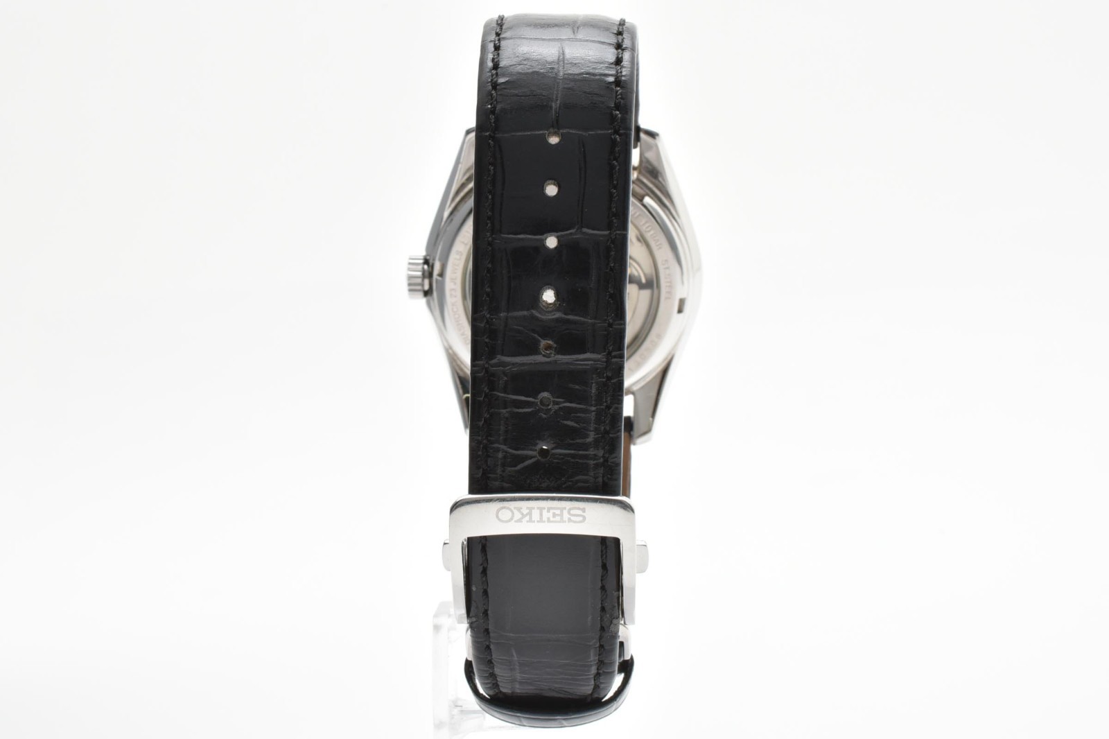 [NEAR MINT] SEIKO Mechanical 6R15-00C0 38mm Black Automatic Men’s Watch From JPN