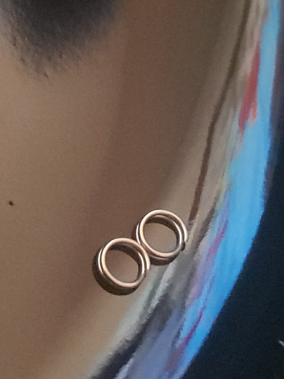 2 Pc 5mm 14k Solid Yellow Gold Round Split Jump Ring