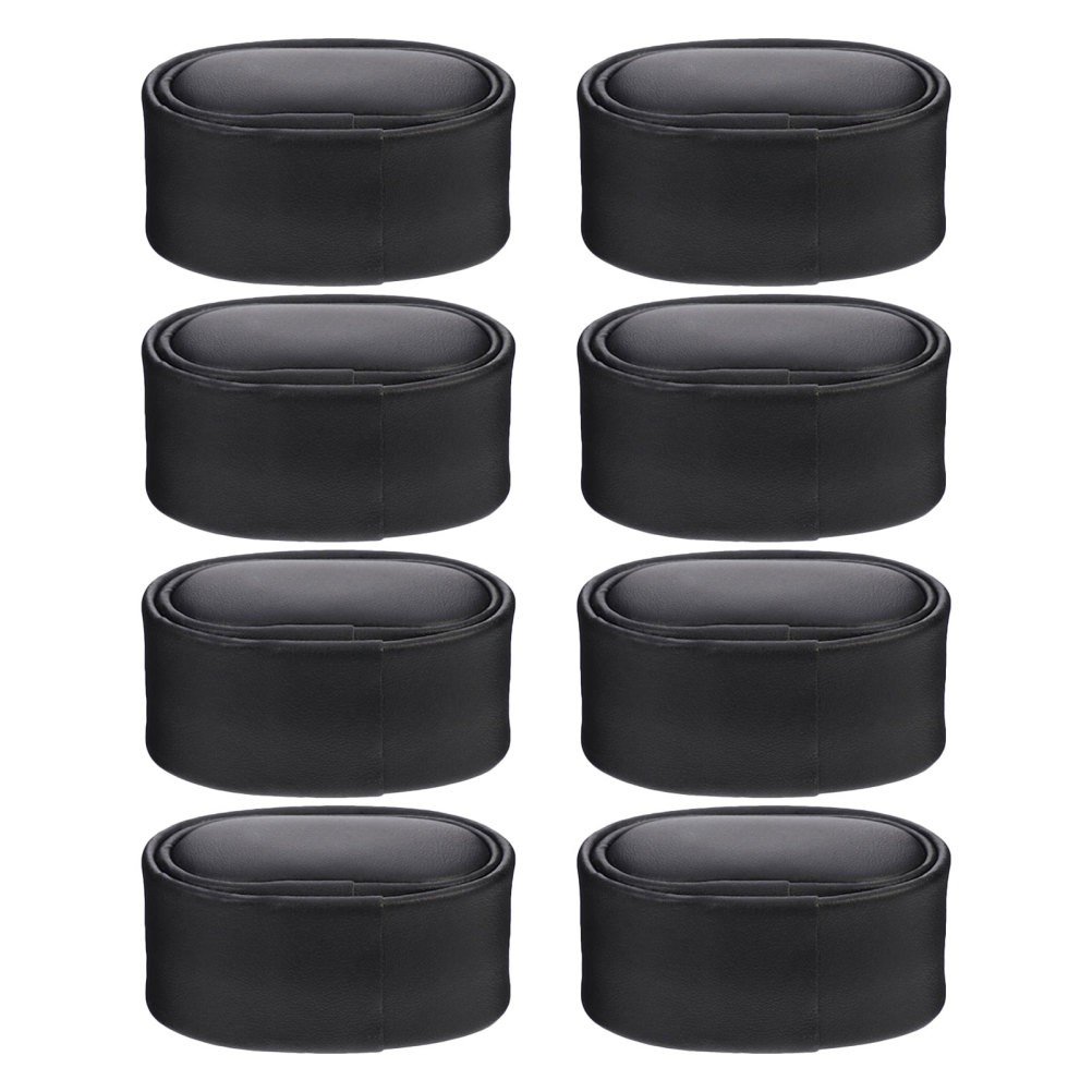 8Pcs Black Small Watch Display Pillows Soft PU Cushion for Bracelet Storage
