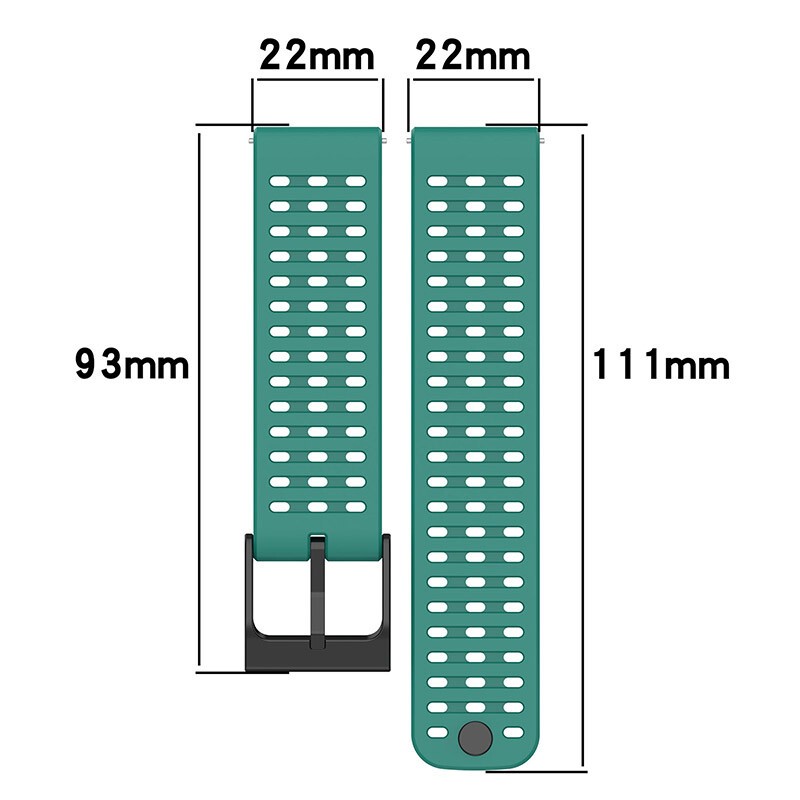 For Suunto Vertical/9 Peak Pro/9 Peak/5Peak 22MM Sport Silicone Strap Watch Band