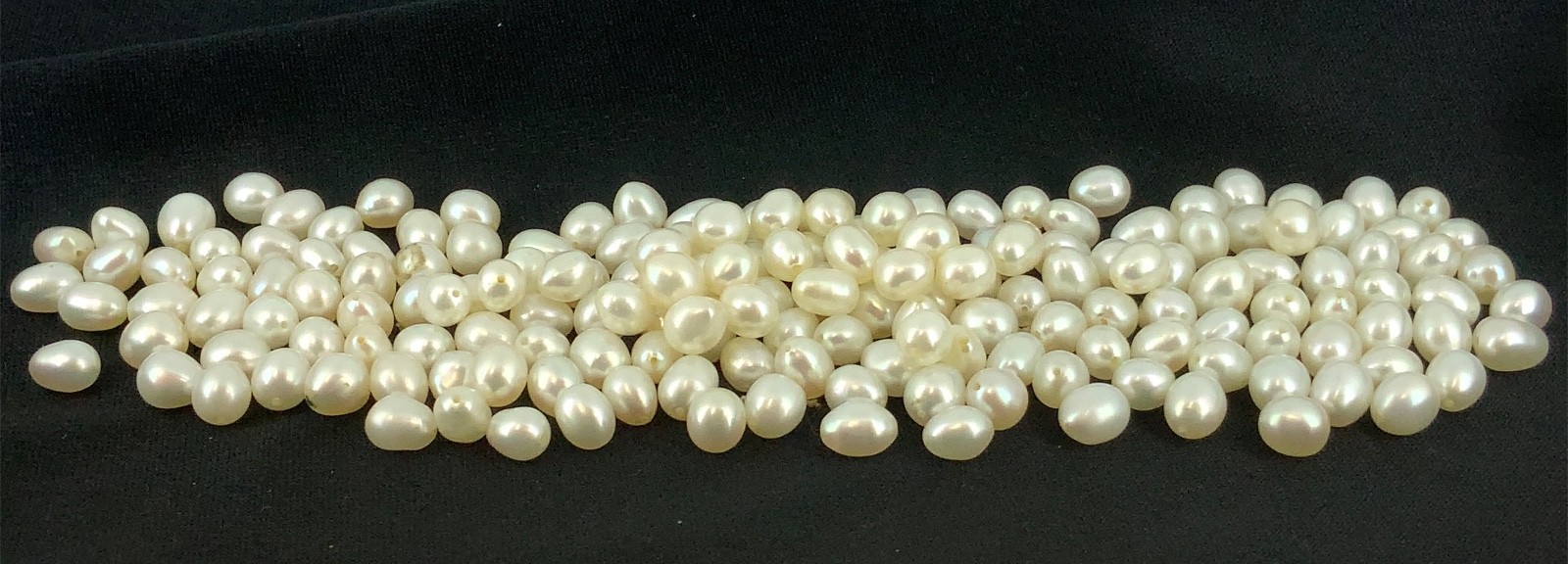 Lot of 173 Genuine Cultured Freshwater Pearls Gemstone Jewelry Drilled – 5-6mm