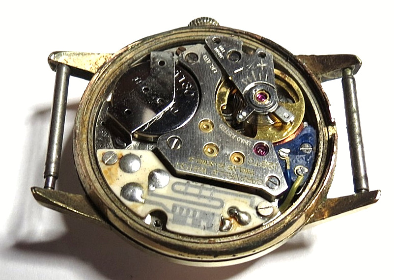 VINTAGE 1968 MEN’S CARAVELLE M8 TRANSFORMER 120TC BATTERY WRISWATCH FOR PARTS