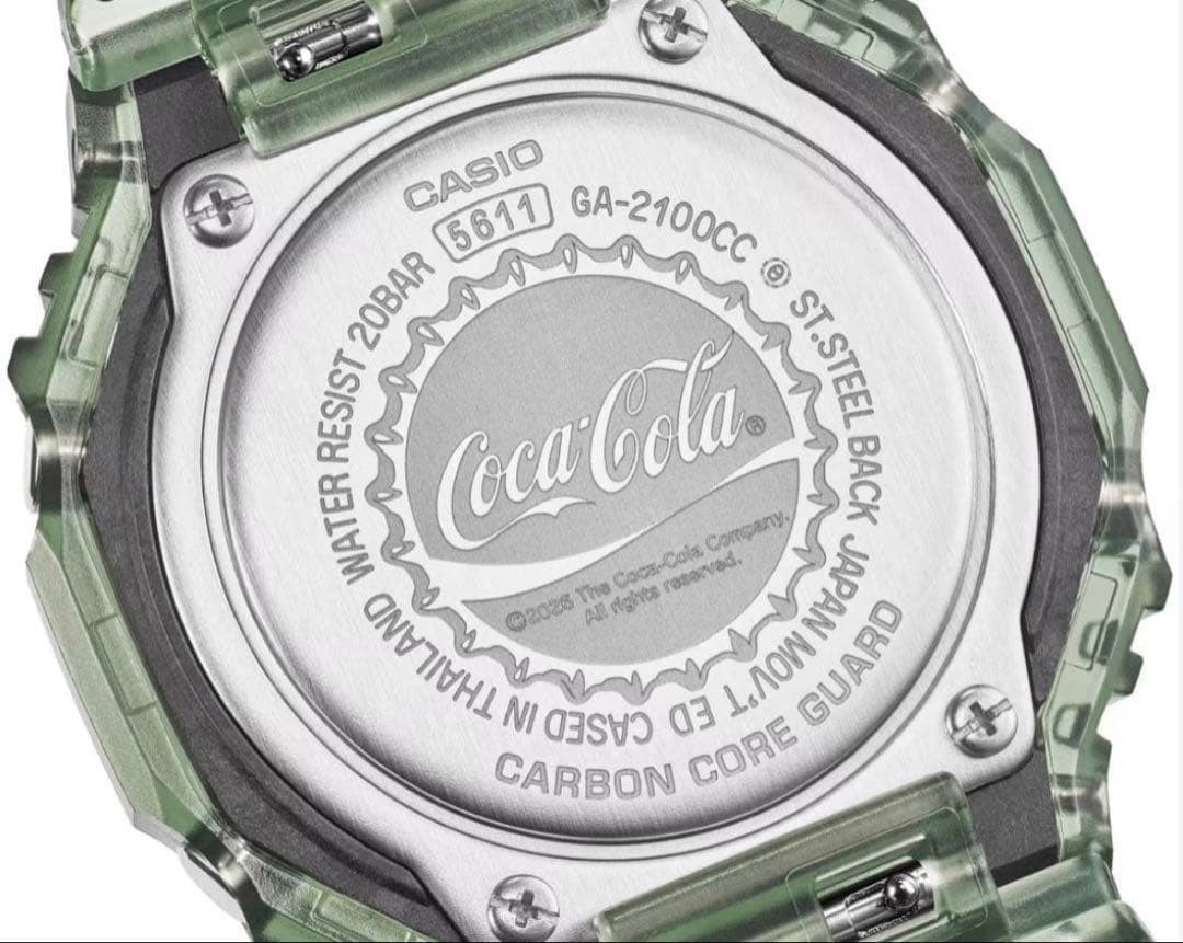 Casio G-Shock GA-2100CC-3AJR Authentic Used Coca-Cola 140th Limited Model