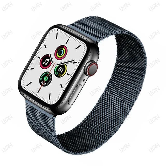 Milanese Loop for apple watch band 44mm 45mm 40mm 41mm 46-42mm pride bracelet iw