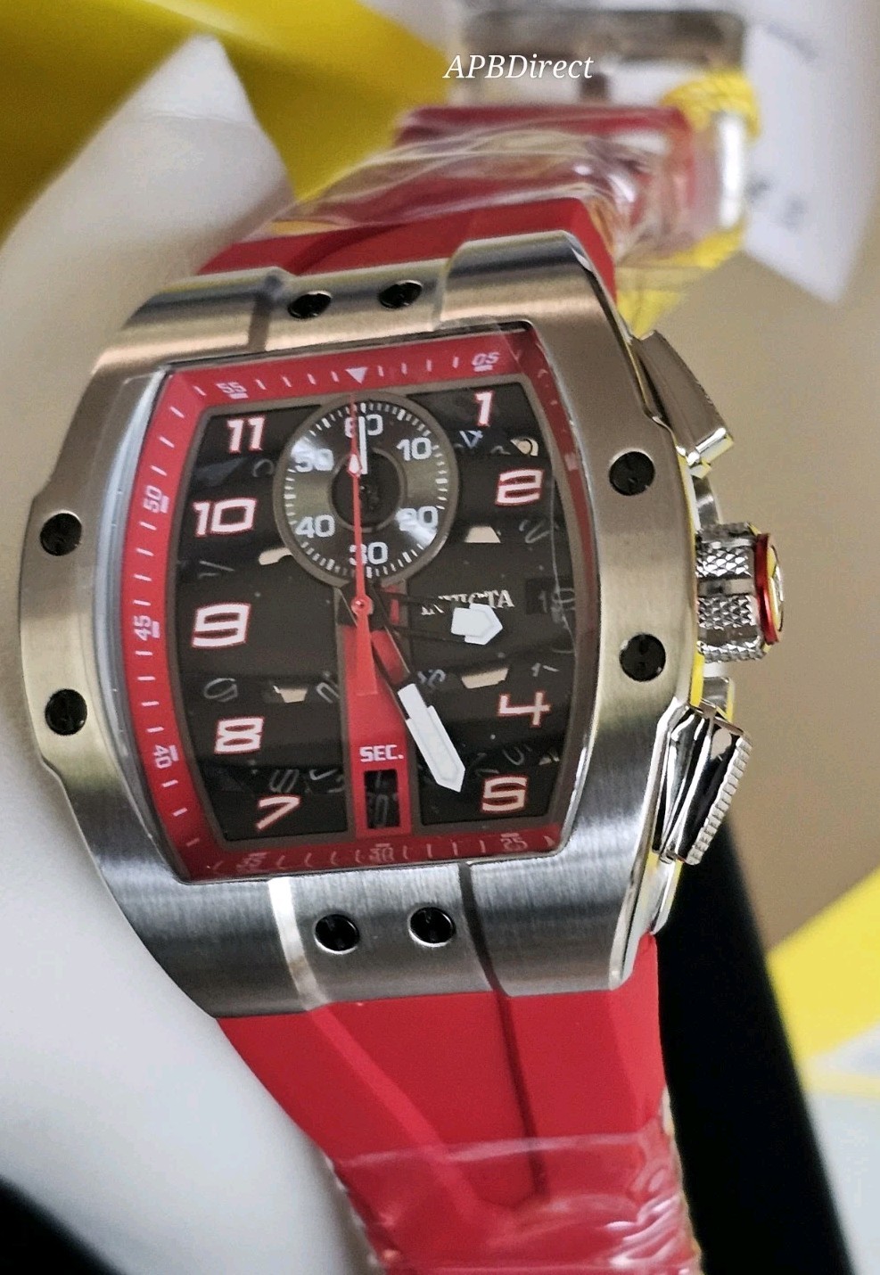 Invicta – Next Gen – DIABLO S1 Rally Black / Red – Racing Collection mens watch