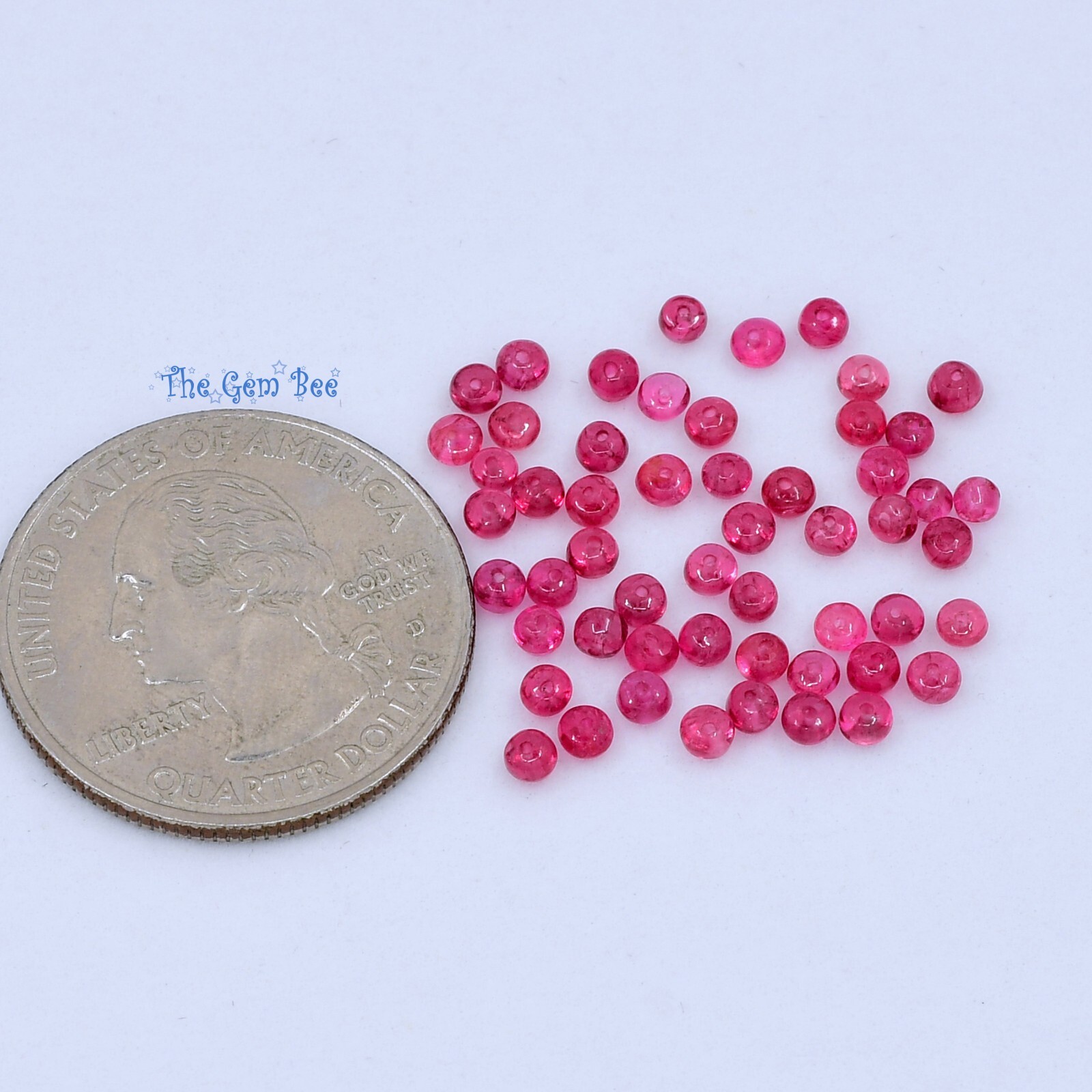 2.5mm No heat Neon Hot Pink Burmese Jedi Spinel Smooth Rondelle Beads 3 inch