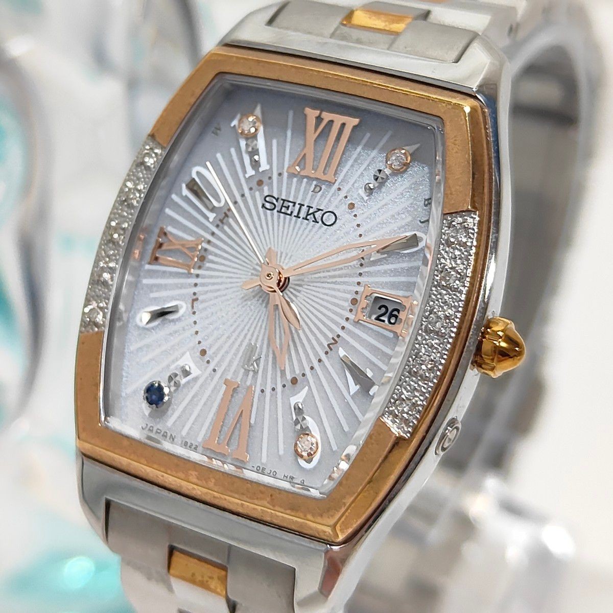 SEIKO LUKIA SSVW088 Radio Solar Limited Blue Watch