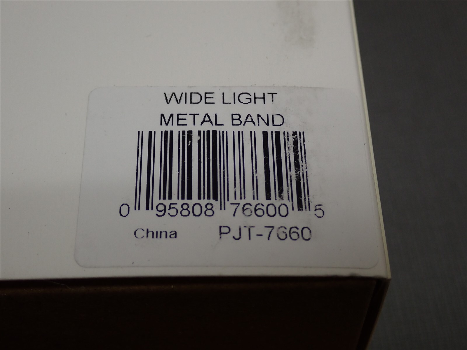 NEW Projects Watches PJT-7660 Wide Light 40mm Silver Metal Band Watch