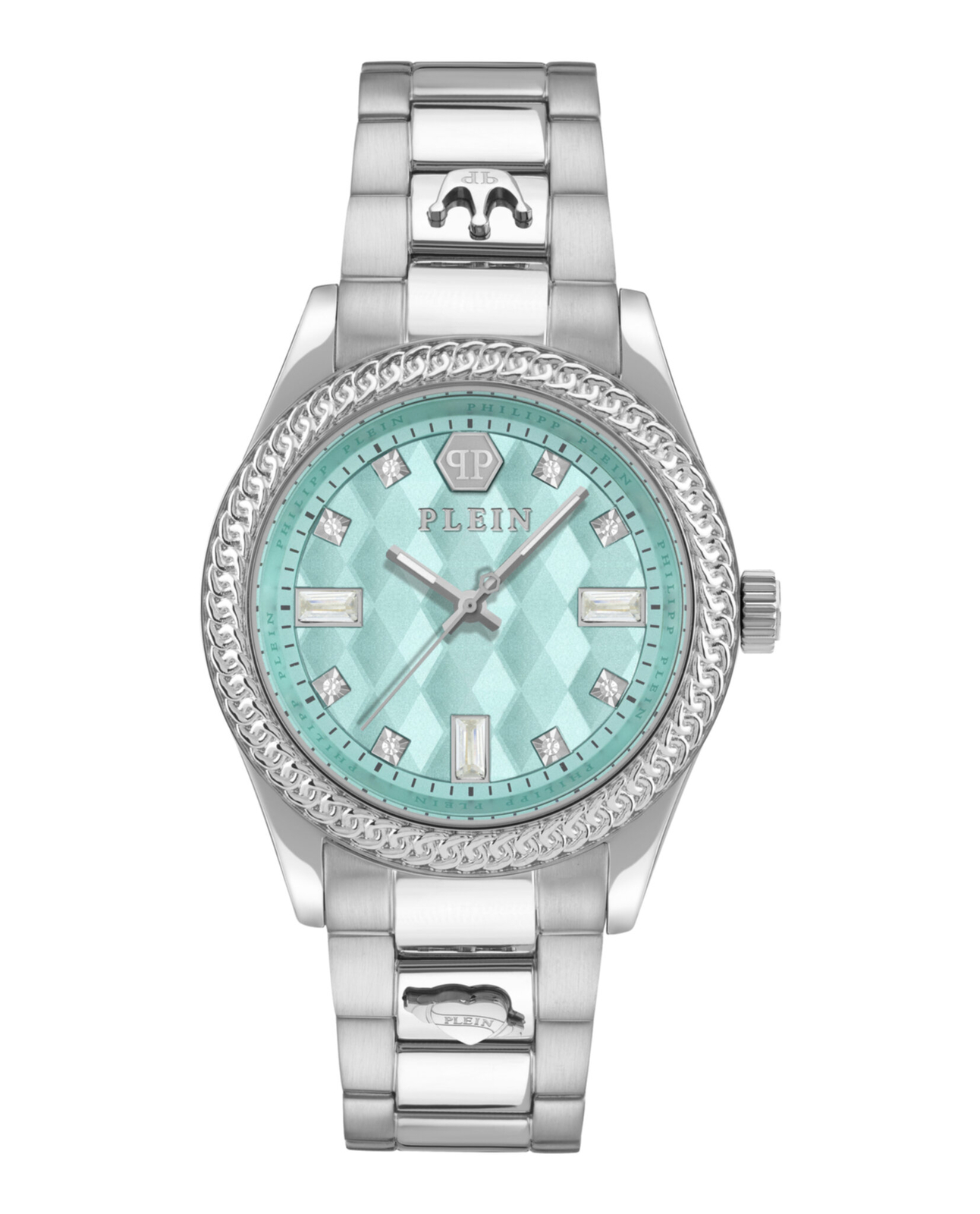 Philipp Plein Womens Stainless Steel 38mm Bracelet Fashion Watch