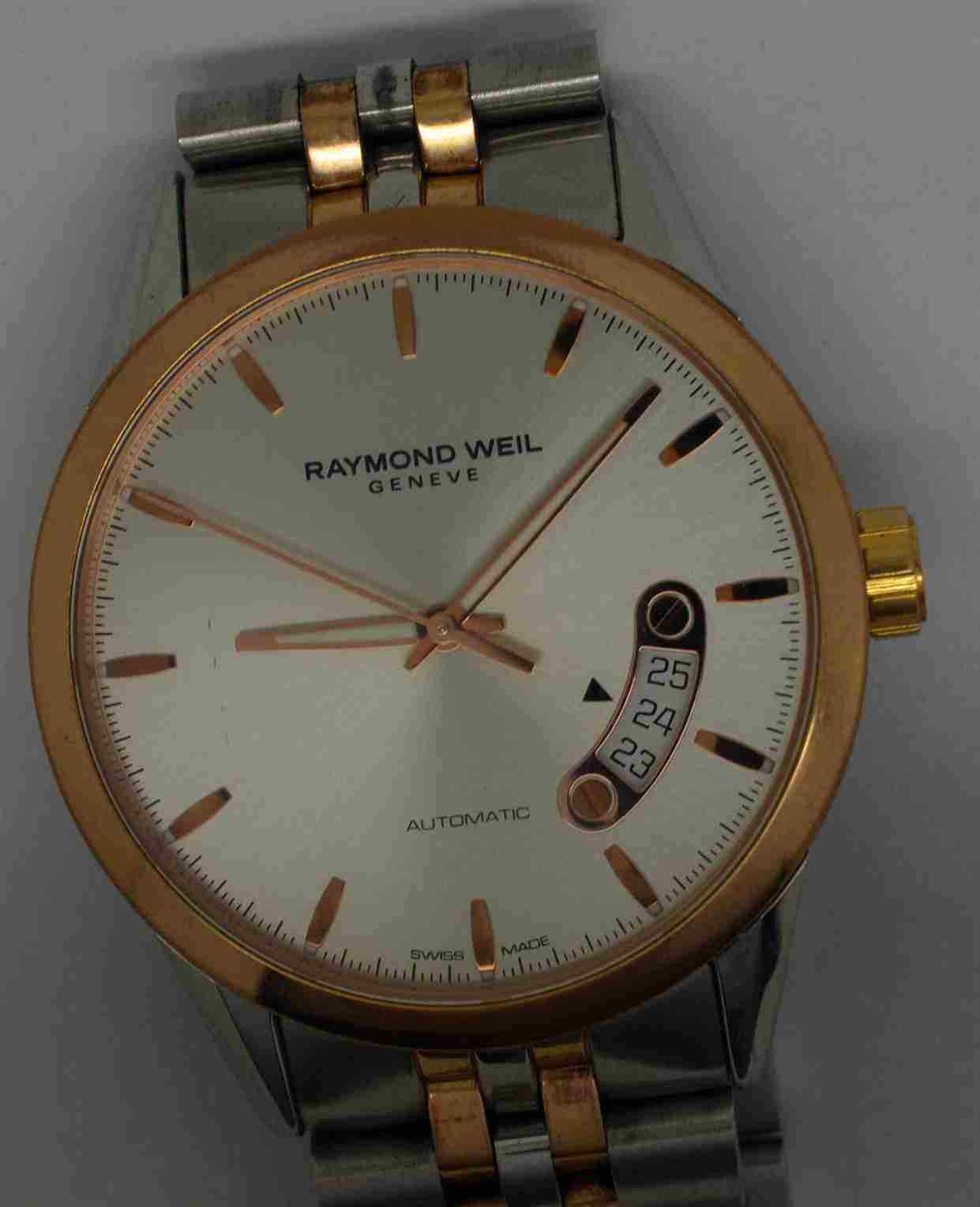 RAYMOND WEIL FREELANCER Gold & Steel Wristwatch. Ref: 2770, Cal: 4200