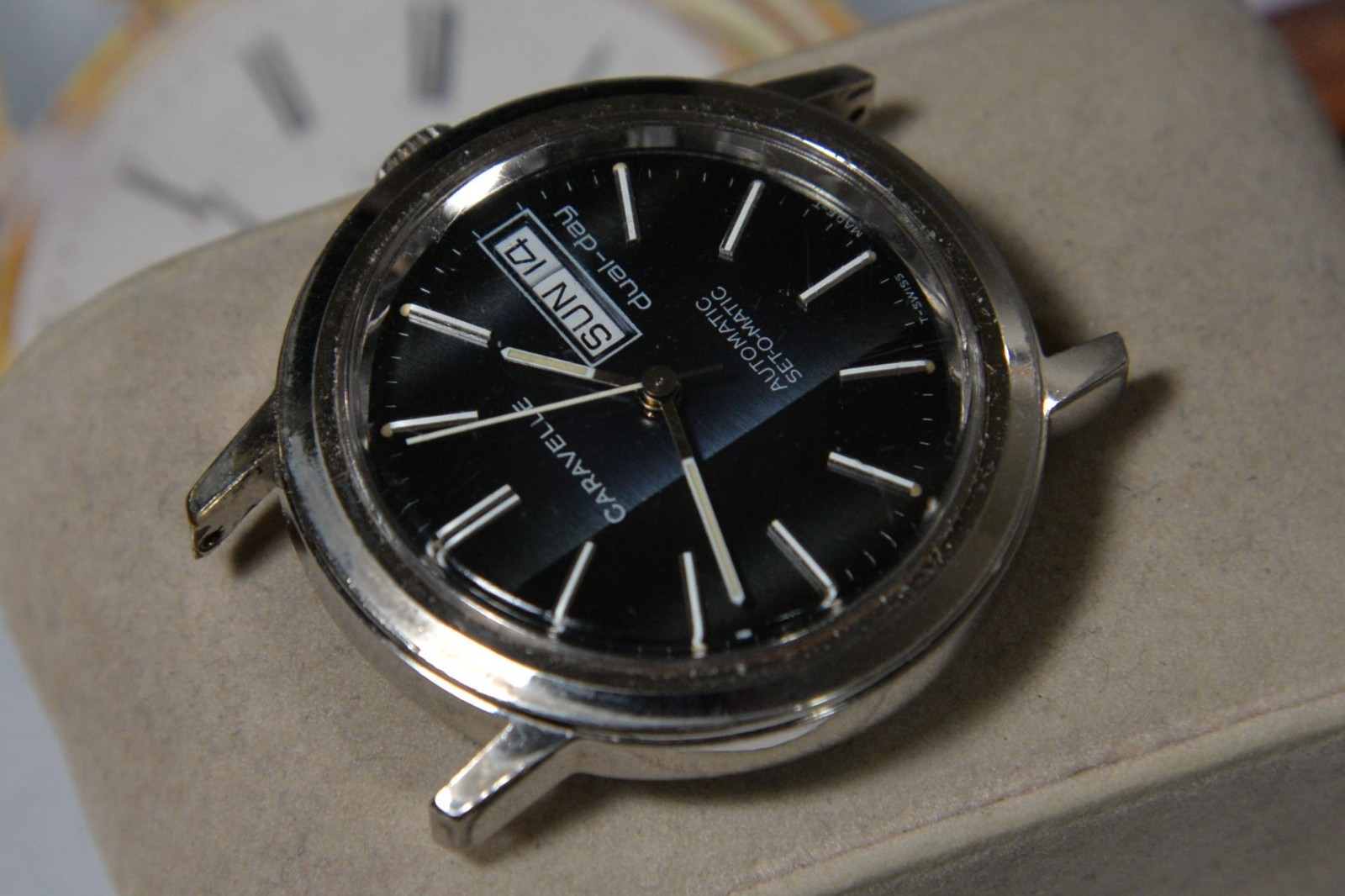 Vintage 1978 Bulova CARAVELLE 1133.50 ETA2879 17J Automatic Mens Watch–4 Repair