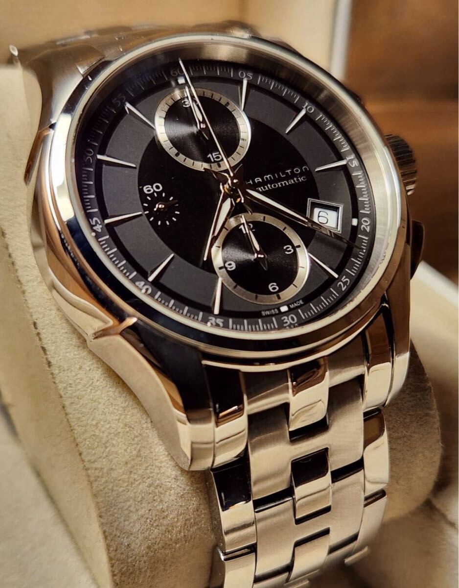 [B1P] Hamilton Jazzmaster Auto Chrono Automatic Khaki Mens Watch [t9n]