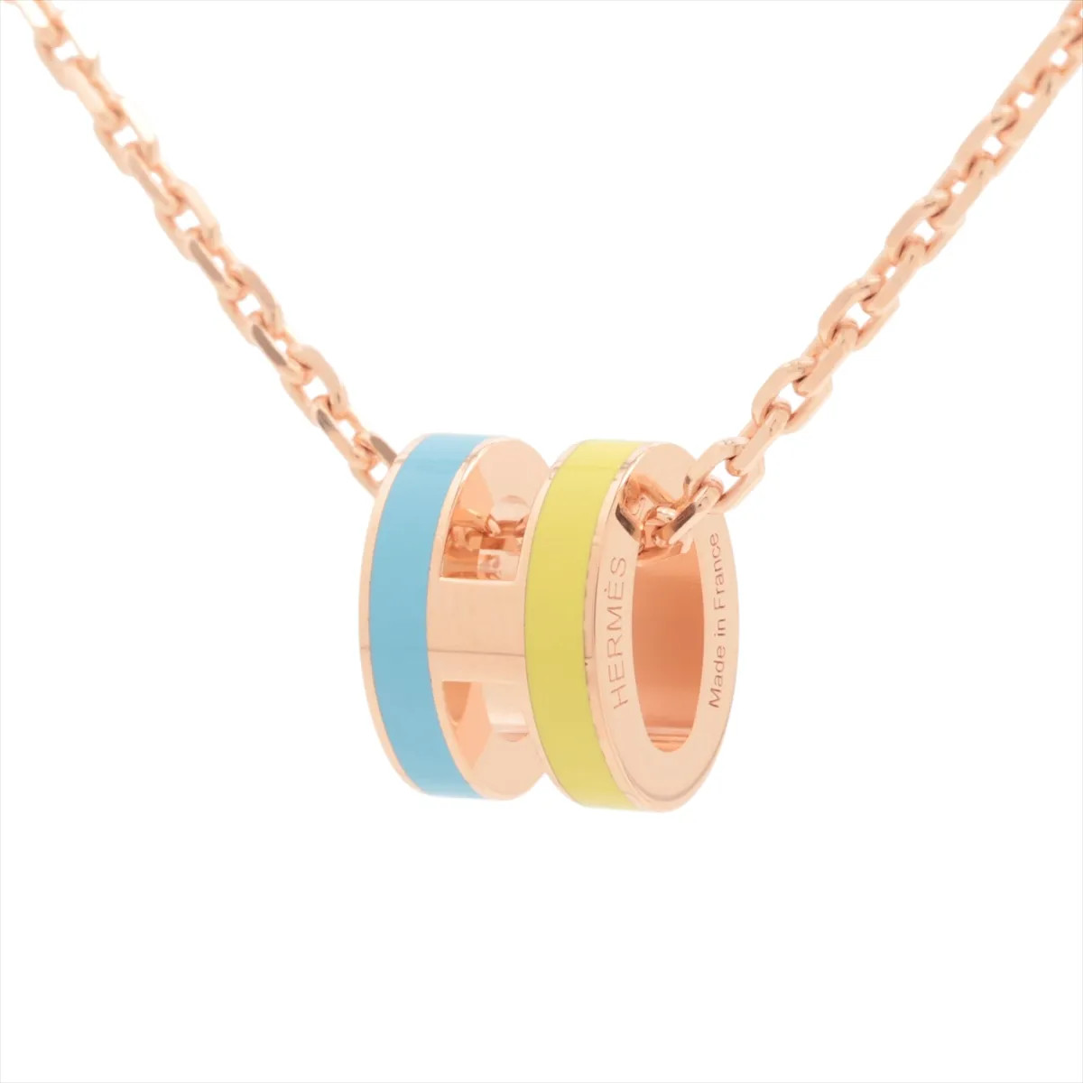 Hermès Mini-pop H GD0216 Necklace GP Multicolor