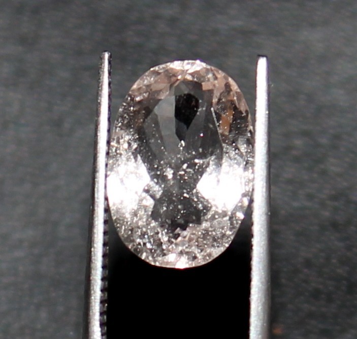 Natural Morganite Gemstone, 16×10 mm Faceted Oval Pink Loose Stone For Jewellery
