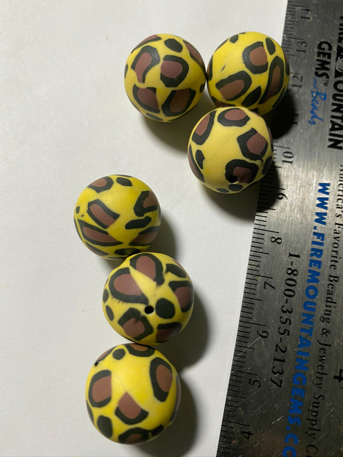 Polymer Clay Beads ***UPICK**** Fimo Clay Beads Flower Beads