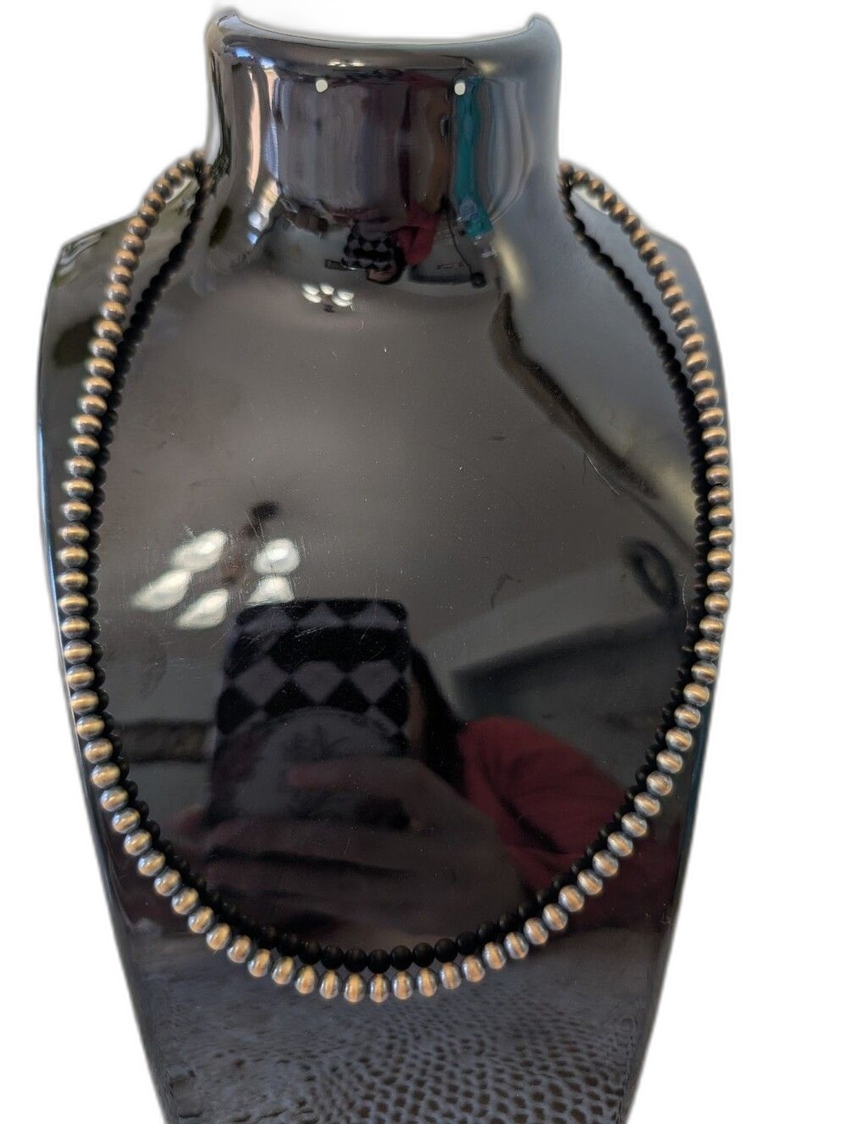Pure Brass Pearl Necklace