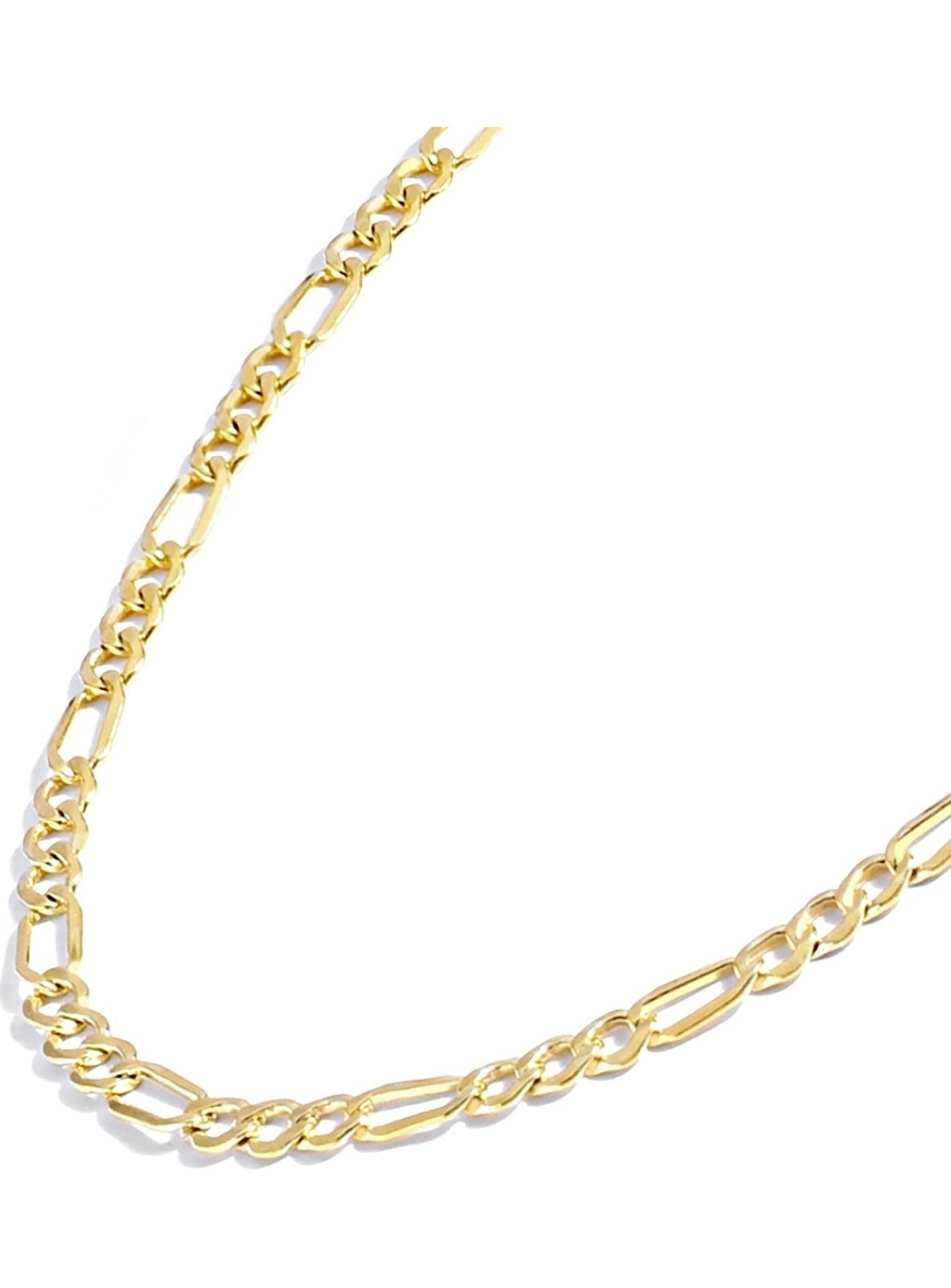 Jewelry Atelier Gold Chain Necklace 14K Solid Yellow Gold Filled 18″ L 2.8 mm W