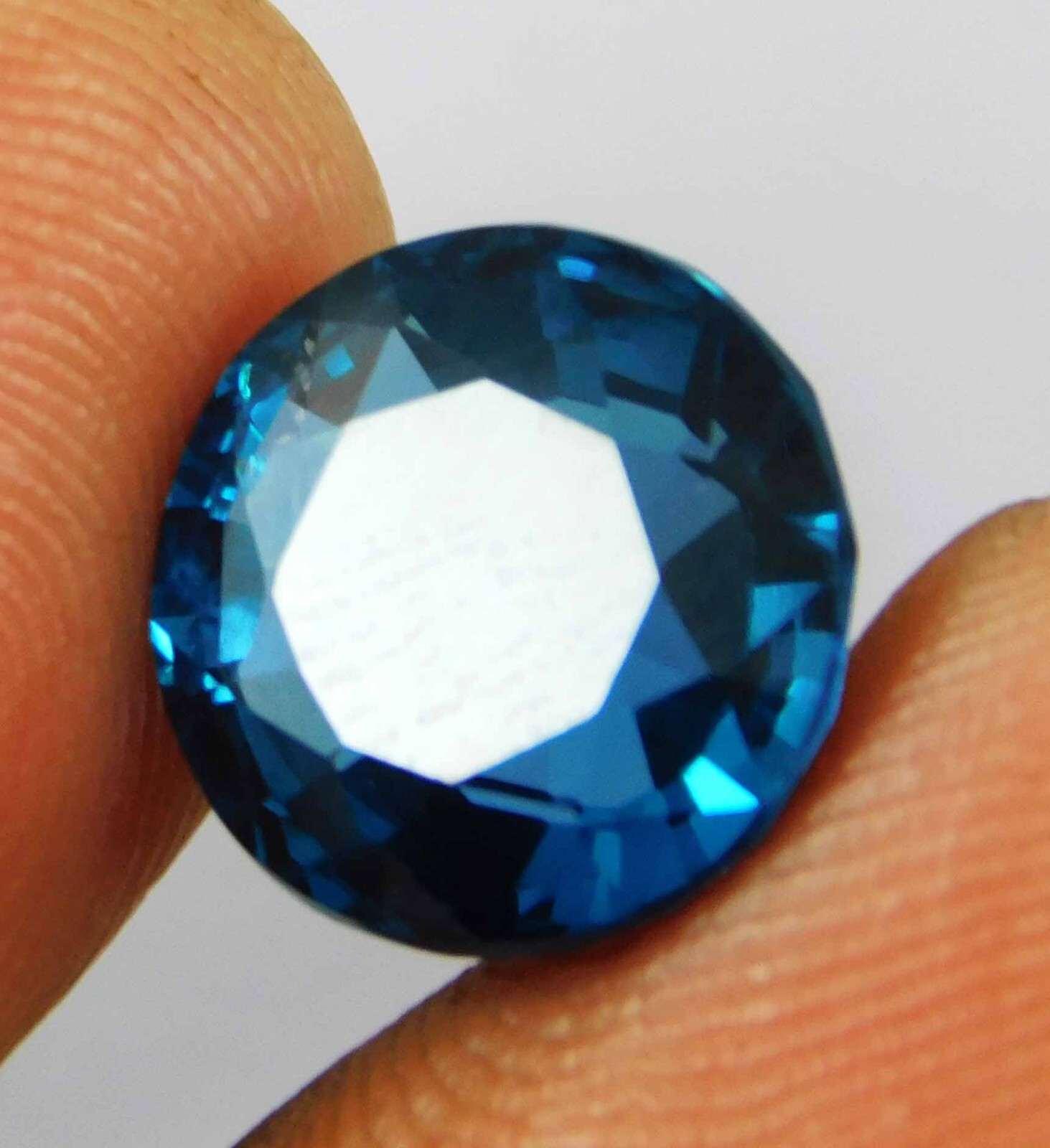 Natural 6.65 Ct kenya Blue Tsavorite Garnet Round Cut CERTIFIED Loose Gems