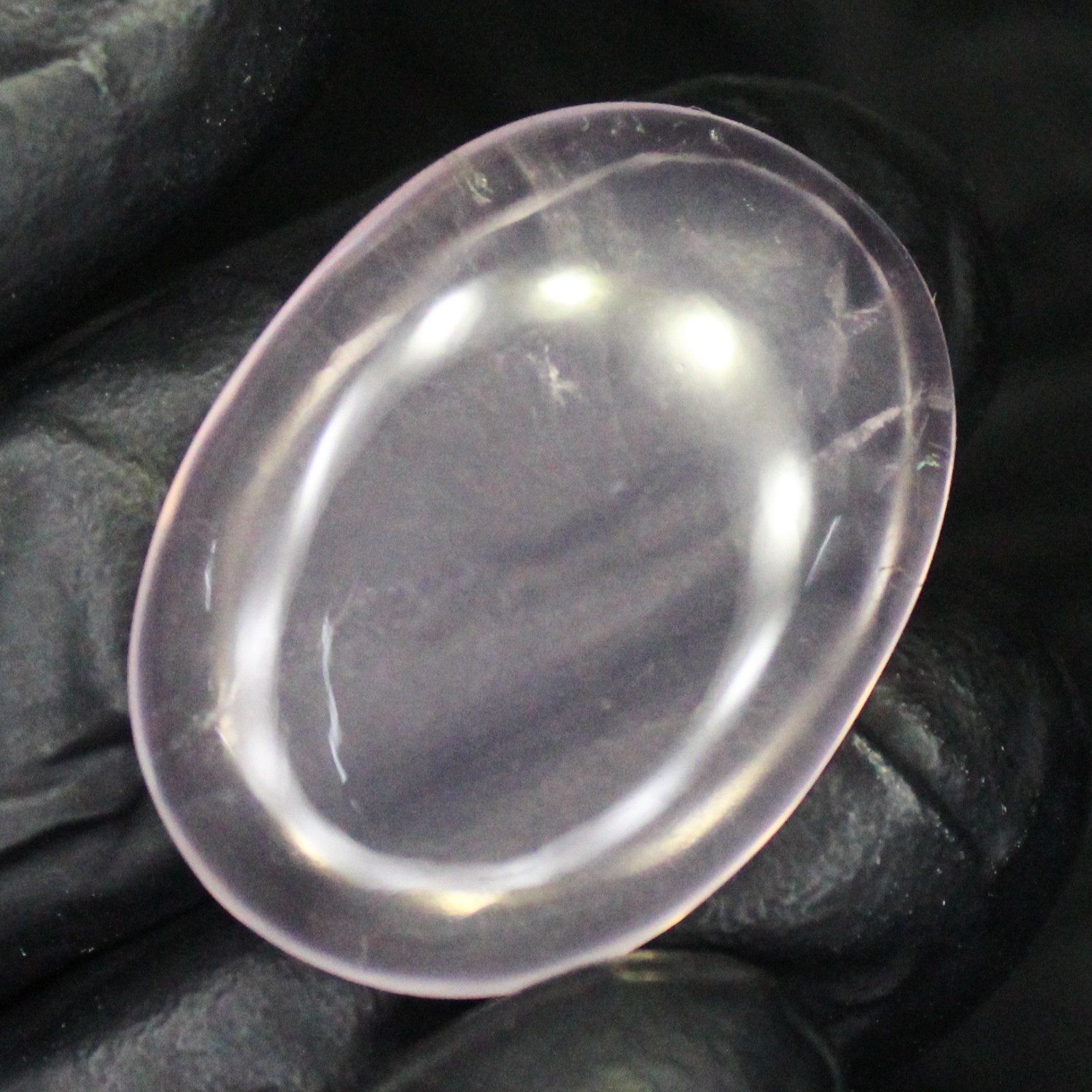 Natural Pink Rose Quartz Cabochon In Oval Shape 28.00 Carats 27x20x6 mm Size