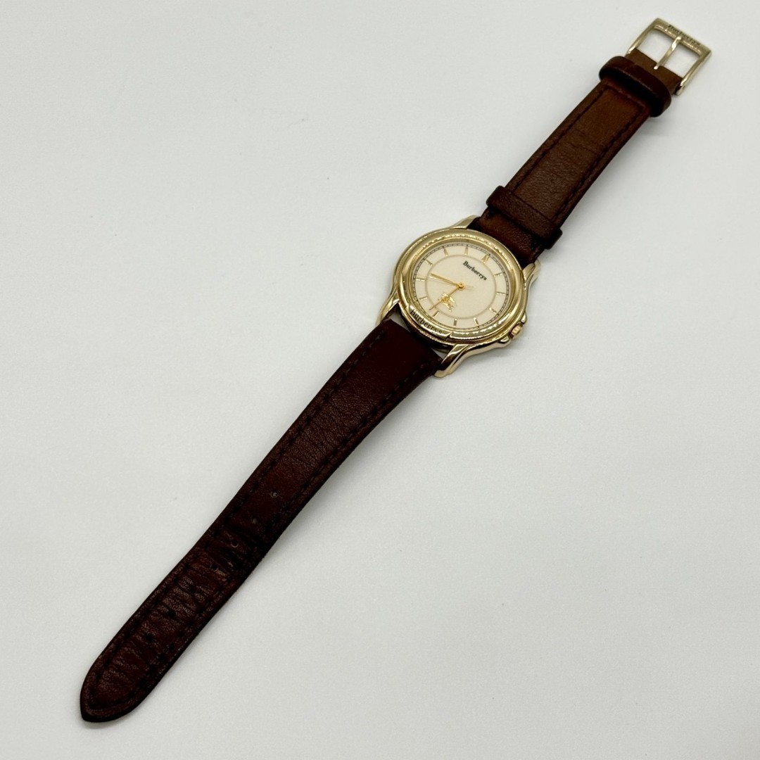 Burberry watch ivory dial quartz three hands 5530 F52304
