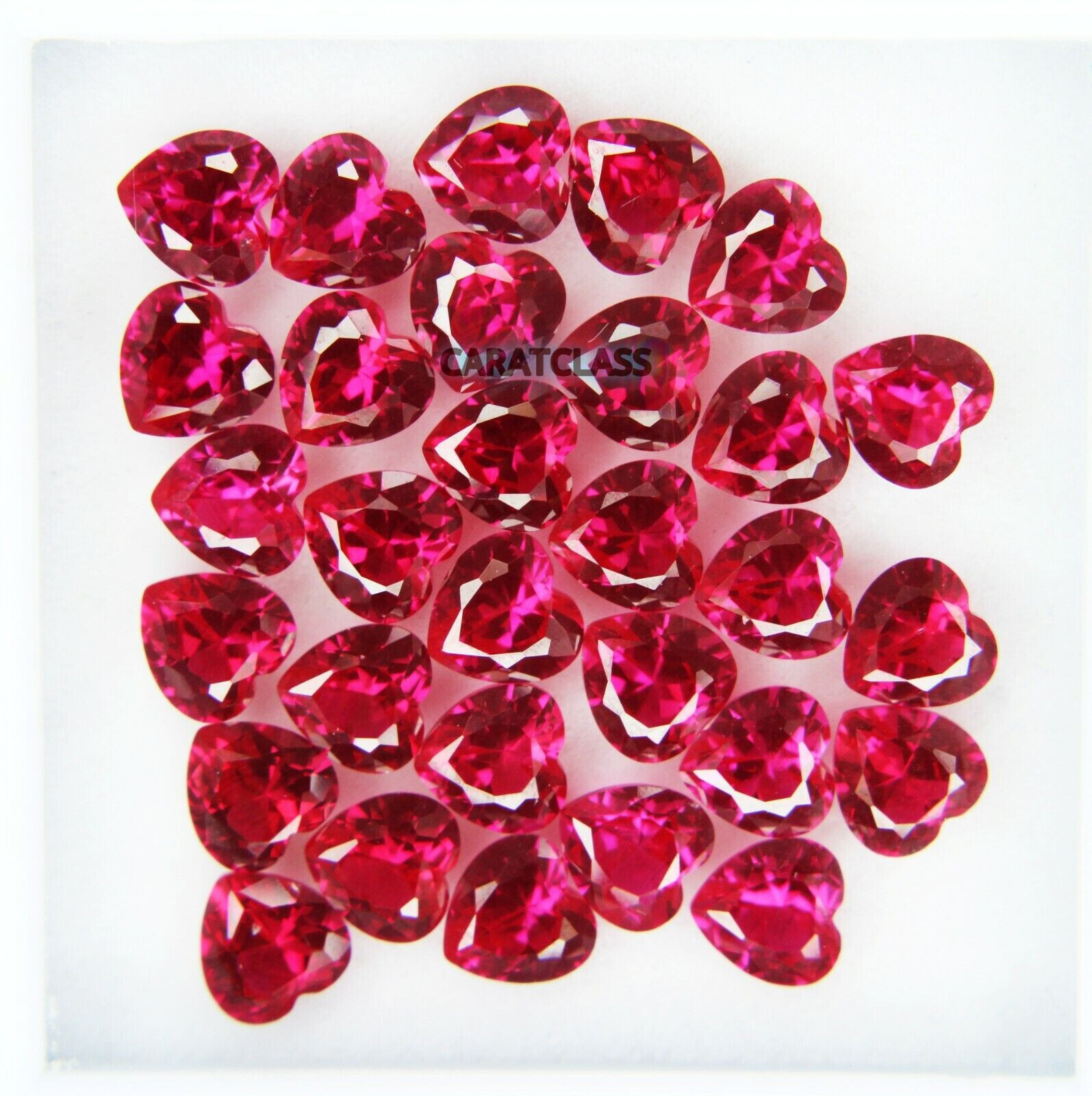 EPIC GEMS-6mm Heart Shaped Mogok Natural Ruby Loose Gemstone Certified-1 pc
