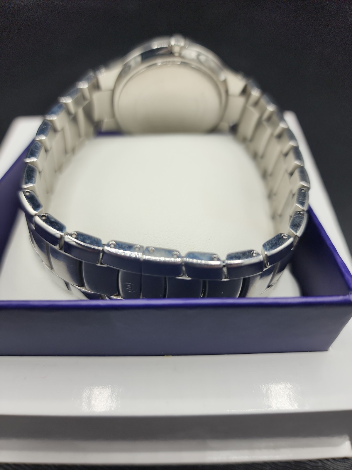 Movado Museum Stainless Steel Men’s Wristwatch – New Battery No Box