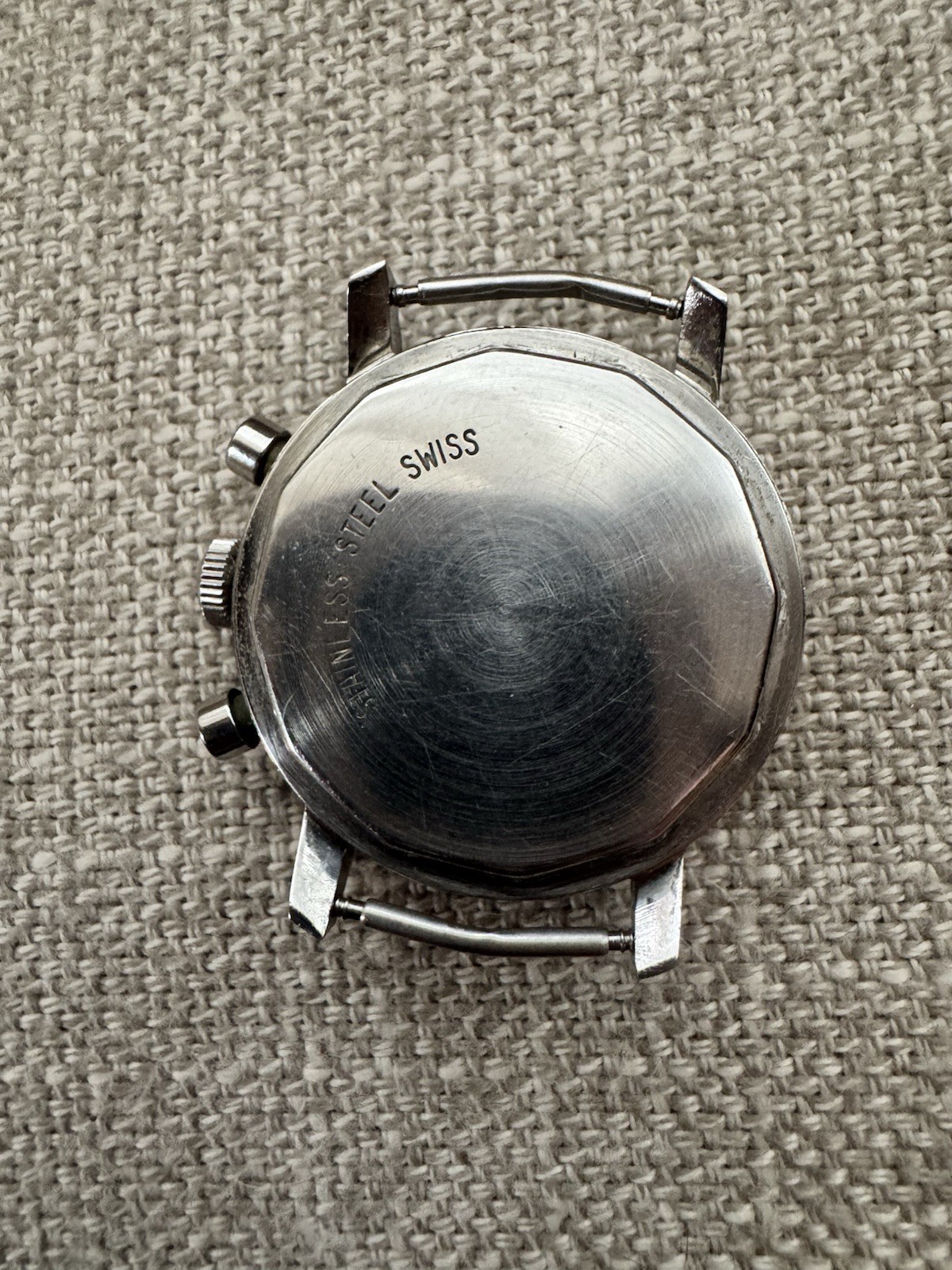 Vintage Vantage Chronograph II Panda Tropical Dial 1970s Hamilton Valjoux 7733