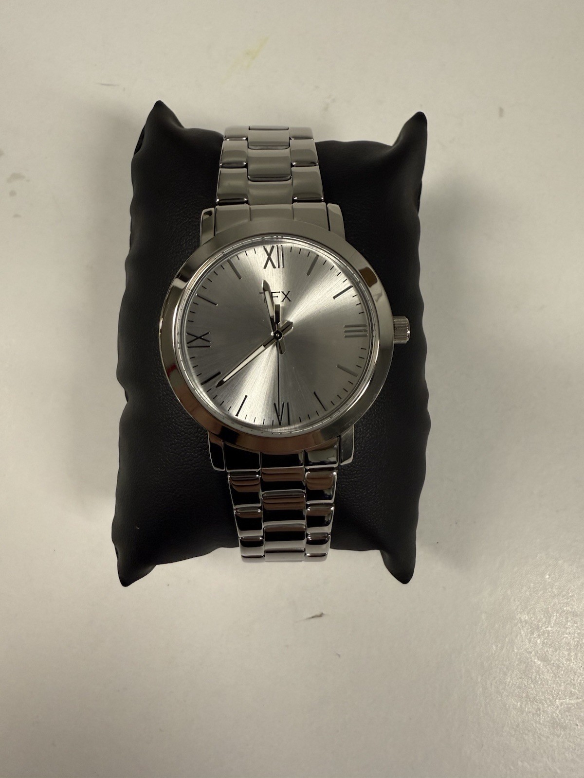 BULOVA TFX MENS SILVER STAINLESS STEEL, LUMINOUS HANDS, DRESS WATCH 36A104