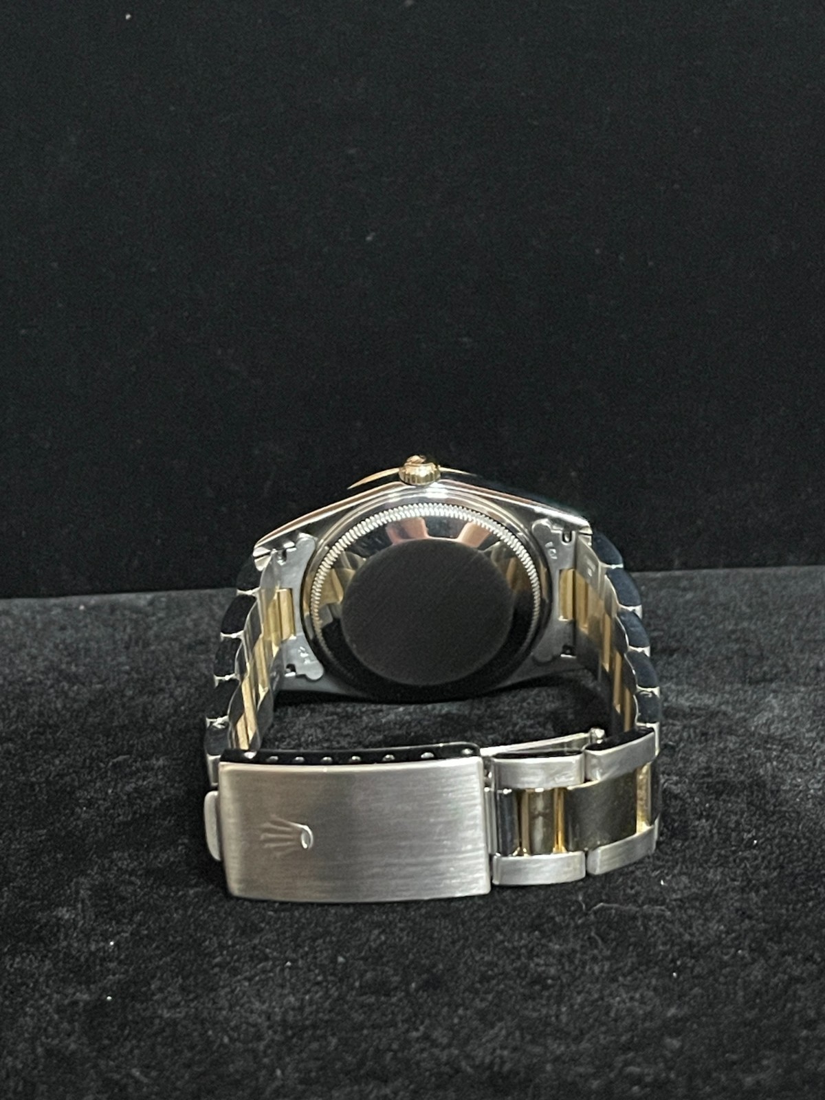 2005 Rolex Date 15203 Rhodium Dial TT 18kt with Papers 34mm