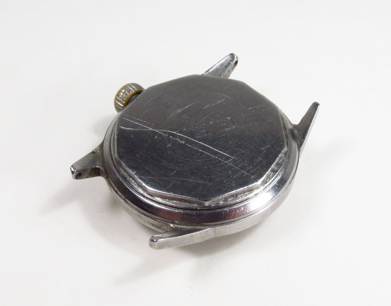 Vintage 1942 Elgin USA 15J Grade 554 WWII Military Style Mens Wrist Watch As-Is