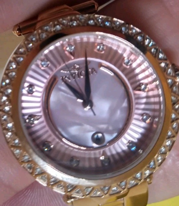 Invicta Women’s Watch Angel Collection Rose Colored Water Resistant #38099 Flame