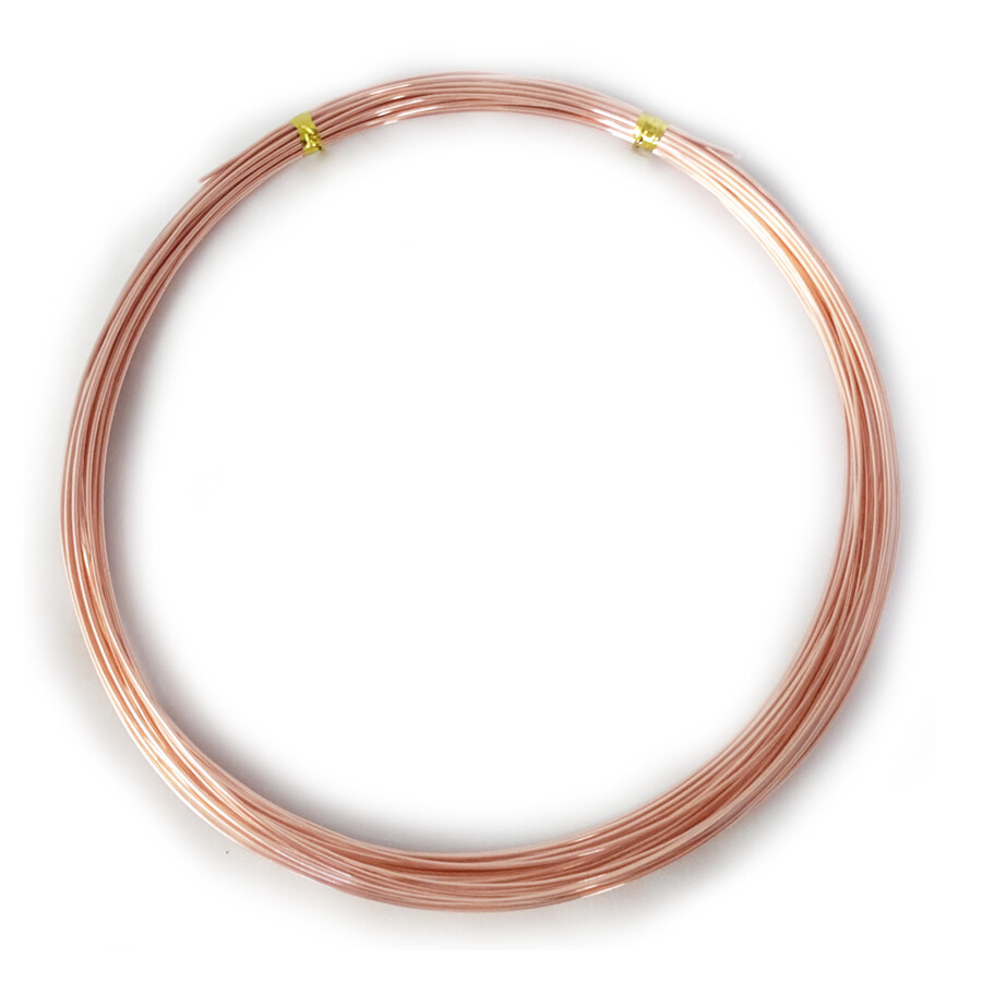 99.9% Pure Copper wire Half Hard Round 16 18 19 20 22 24 Gauge Made in USA