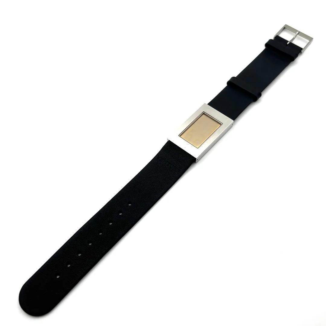 Ventura Flemming Bo Hansen Normcore MoMA Stainless Steel Boys Watch Black Silver