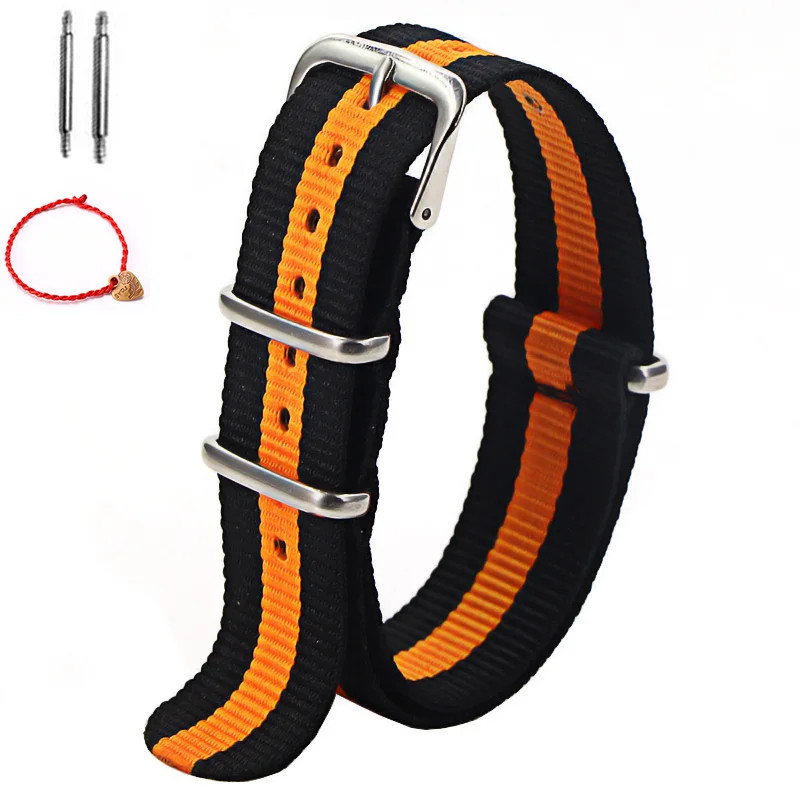Nylon Watch Band 16mm 18mm 20mm 22mm Sport Strap US