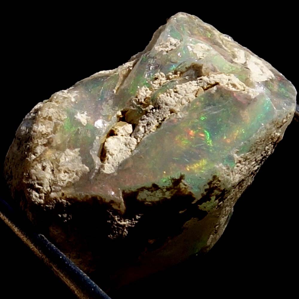 13.45 CT A+ 100% Natural ETHIOPIAN Opal Rough Welo Multi Color 16X19X12 mm BC-13