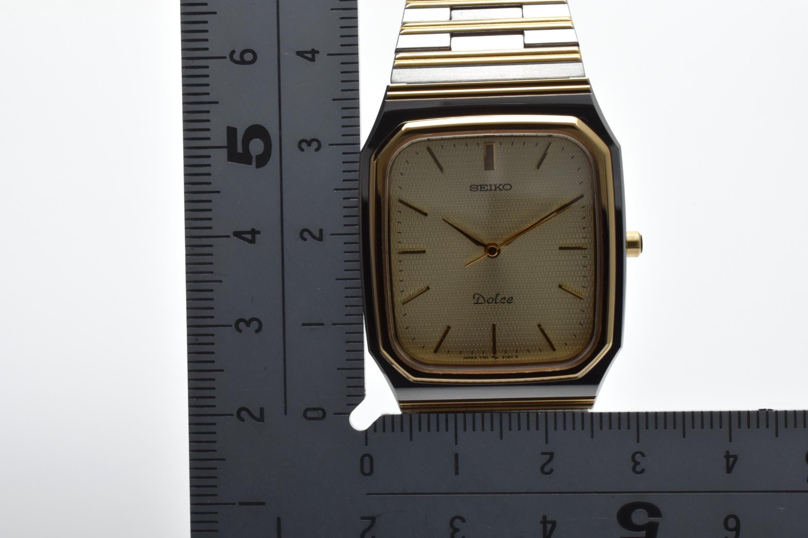 [N MINT] SEIKO Dolce 7741-5130 Gold Quartz Women’s Watch From JAPAN