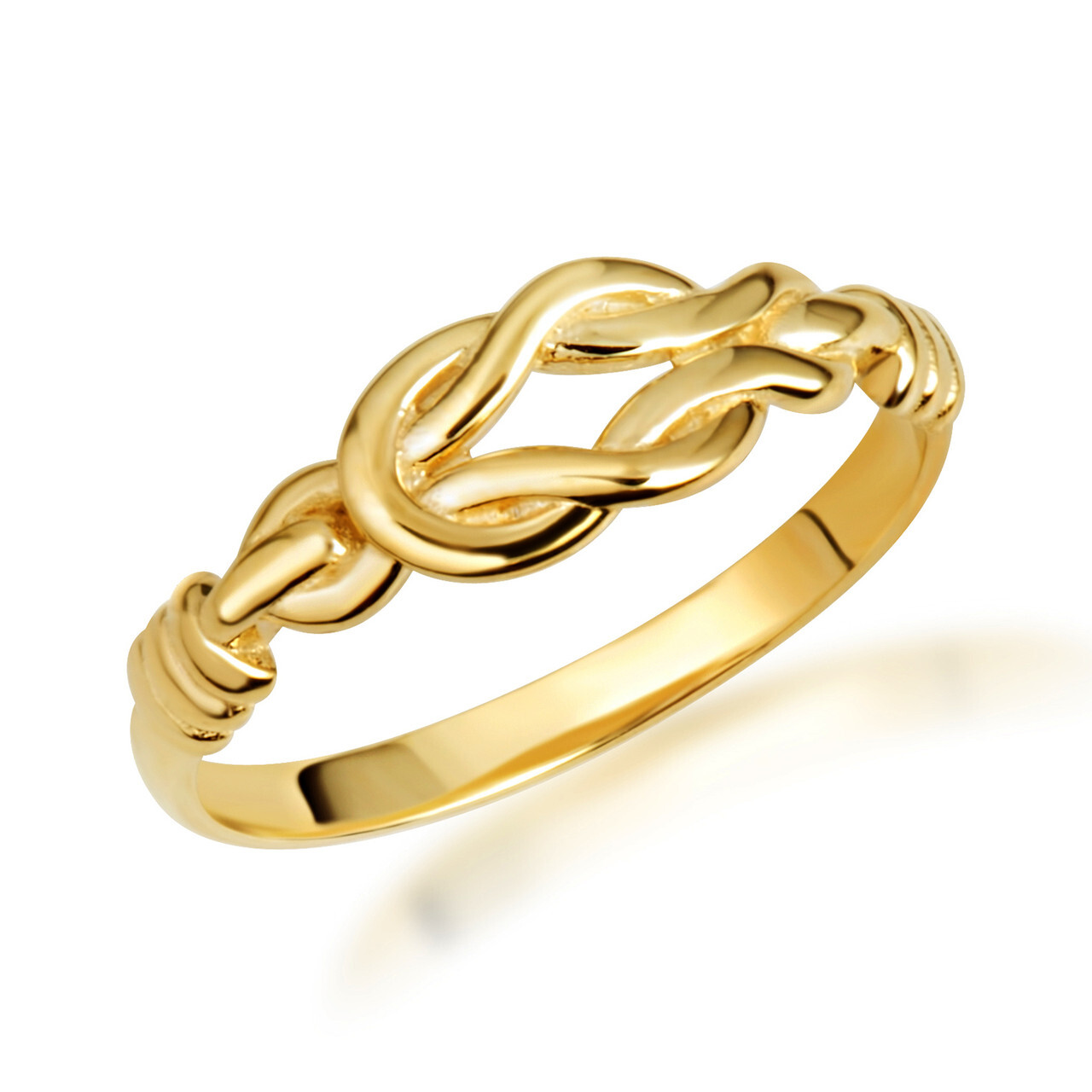 Gold Love Knot Band Ring (Available in Yellow/Rose/White Gold)