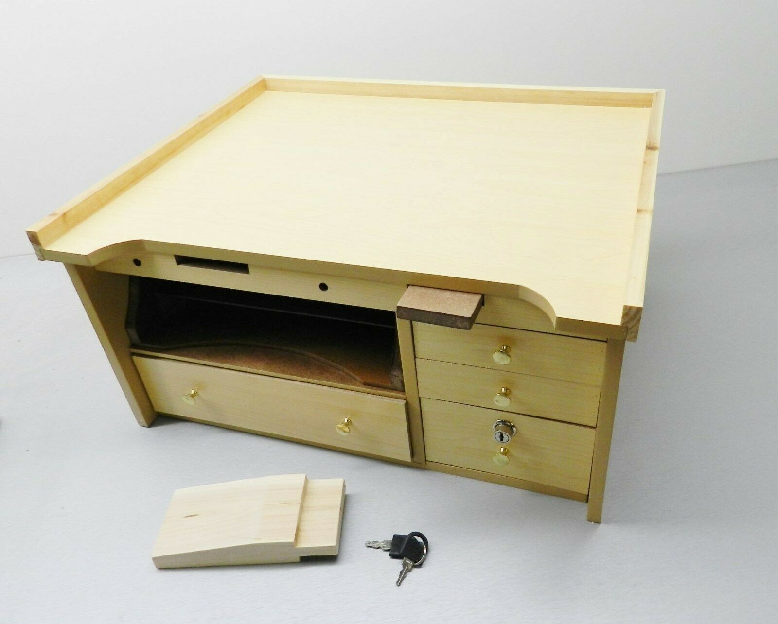 Jewelers Bench Work Table Top Jewelry Repair Watch Hobby & Craft Bead Workbench