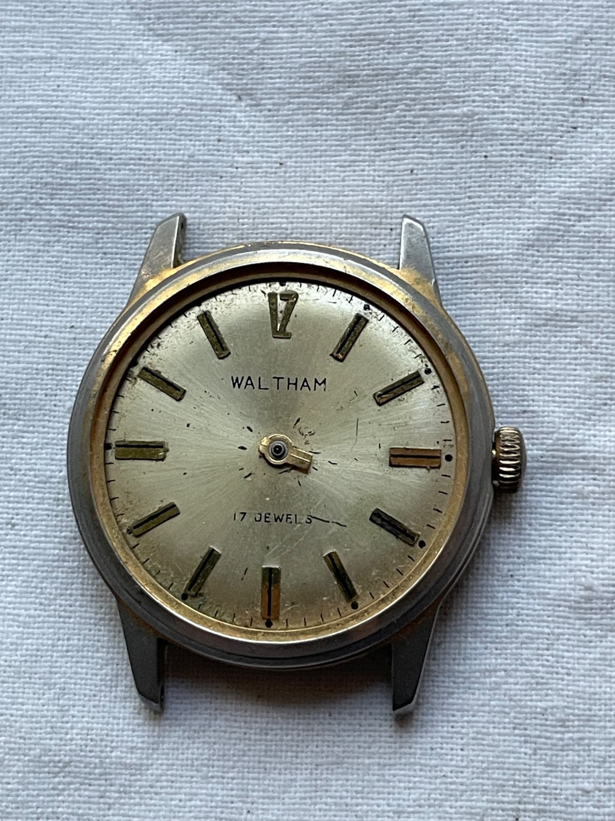 Waltham 17 jewels – vintage mens watch AS IS, lot2307